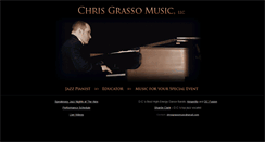 Desktop Screenshot of chrisgrassomusic.com